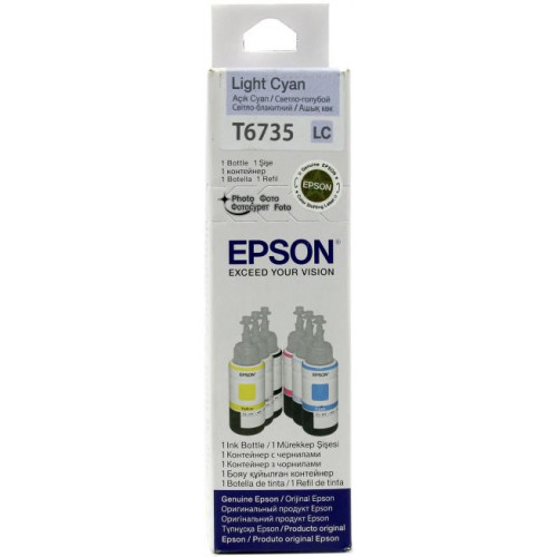 Чернила Epson T6735 Light Cyan для EPS Inkjet Photo L800 Чернила Epson T6735 Light Cyan для EPS Inkjet Photo L800