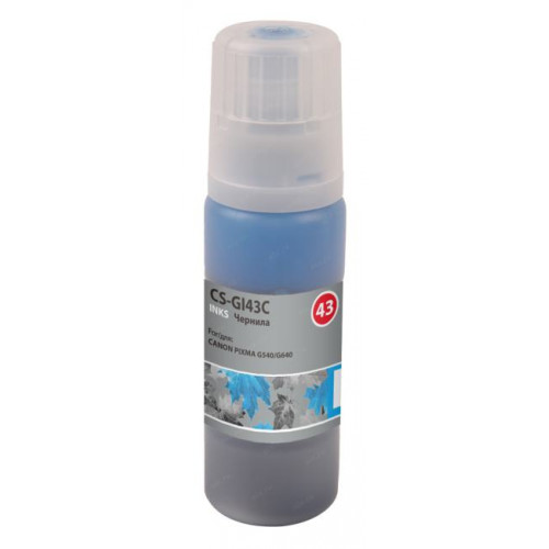 Чернила Cactus CS-GI43C голубой60мл для Canon Pixma G640/<wbr>540 Чернила Cactus CS-GI43C голубой60мл для Canon Pixma G640/<wbr>540