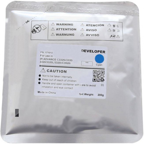 CET171012 Девелопер для CANON iR ADVANCE C3320/<wbr>3325i/<wbr>3330/<wbr>3525i/<wbr>3530i (CET) Cyan, 200г, 240000 стр., CET171012 CET171012 Девелопер для CANON iR ADVANCE C3320/<wbr>3325i/<wbr>3330/<wbr>3525i/<wbr>3530i (CET) Cyan, 200г, 240000 стр., CET171012
