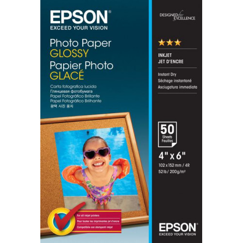 EPSON S042547 бумага Glossy Photo Paper (100x150мм, 50 листов, 200 г/<wbr>м2) EPSON S042547 бумага Glossy Photo Paper (100x150мм, 50 листов, 200 г/<wbr>м2)