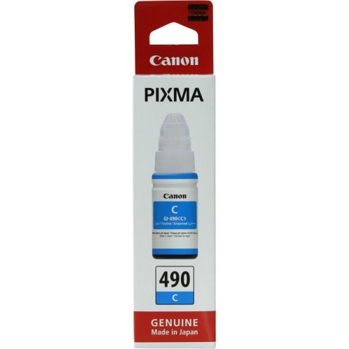 Чернильница Canon GI-490C Cyan для PIXMA G1400/<wbr>2400/<wbr>3400 Чернильница Canon GI-490C Cyan для PIXMA G1400/<wbr>2400/<wbr>3400