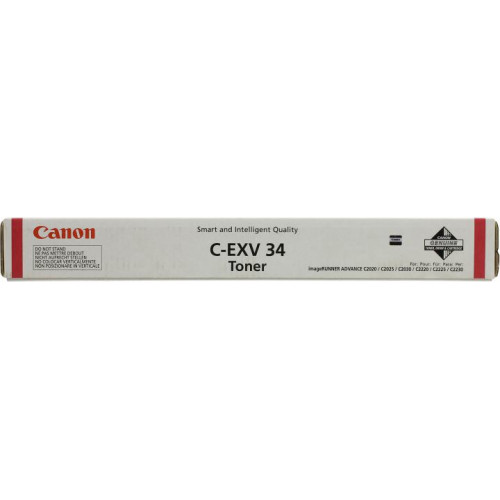 Тонер-картридж Canon C-EXV34 Magenta для iR C2020/<wbr>2025/<wbr>2030/<wbr>2220/<wbr>2225/<wbr>2230 Тонер-картридж Canon C-EXV34 Magenta для iR C2020/<wbr>2025/<wbr>2030/<wbr>2220/<wbr>2225/<wbr>2230