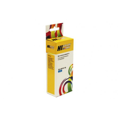 Чернильница Hi-Black CLI-451C XL Cyan для PIXMA iP7240, MG5440/<wbr>6340 Чернильница Hi-Black CLI-451C XL Cyan для PIXMA iP7240, MG5440/<wbr>6340