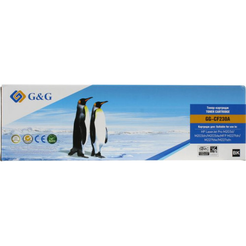 GG-CF230A Тонер-картридж G&G, аналог HP CF230A 1.6k с чипом GG-CF230A Тонер-картридж G&G, аналог HP CF230A 1.6k с чипом