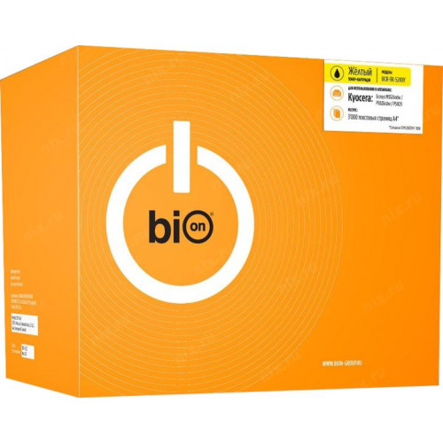 Bion TK-5240Y Тонер-картридж для Kyocera Ecosys M5526cdw/<wbr>P5026cdw/<wbr>P5029 (3'000 стр.) Желтый Bion TK-5240Y Тонер-картридж для Kyocera Ecosys M5526cdw/<wbr>P5026cdw/<wbr>P5029 (3'000 стр.) Желтый