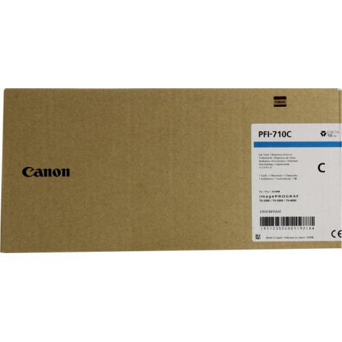 Чернильница Canon PFI-710C Cyan для iPF TX-2000/<wbr>3000/<wbr>4000 Чернильница Canon PFI-710C Cyan для iPF TX-2000/<wbr>3000/<wbr>4000