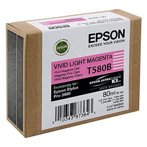 Epson T580B Vivid Magenta для EPS ST Pro 3880 Epson T580B Vivid Magenta для EPS ST Pro 3880
