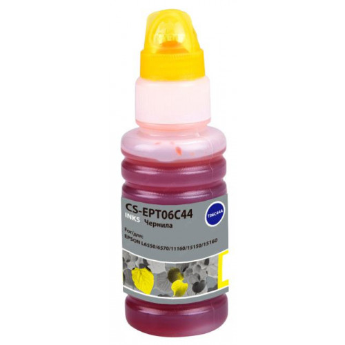 Чернила Cactus CS-EPT06C44 №112 желтый 70мл для Epson L6550/<wbr>6570/<wbr>11160/<wbr>15150/<wbr>15160 Чернила Cactus CS-EPT06C44 №112 желтый 70мл для Epson L6550/<wbr>6570/<wbr>11160/<wbr>15150/<wbr>15160